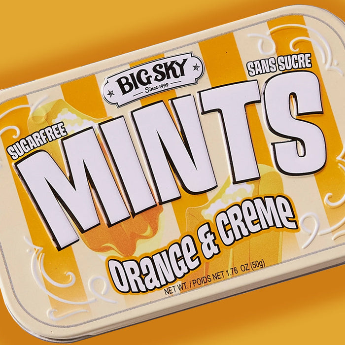 Orange & Creme Mints - Creamsicle Flavored Sugar Free Candies
