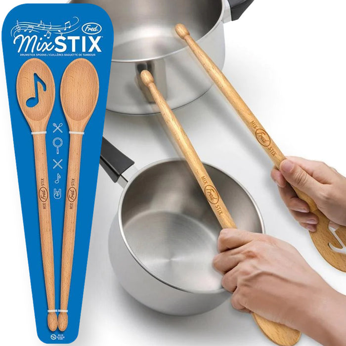Mix Stix Drumstick Kitchen Spoons by Fred & Friends at Perpetual Kid