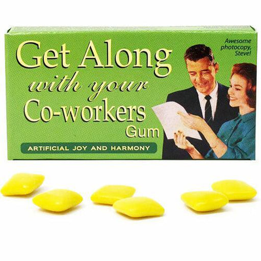 Get Along With Your Co-Workers Gum - Blue Q
