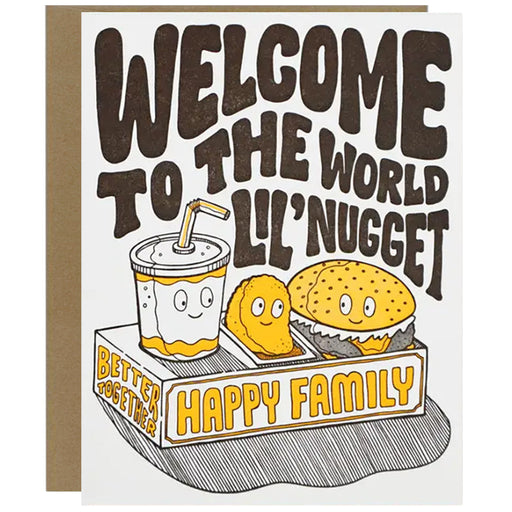 Welcome Lil' Nugget New Baby Card