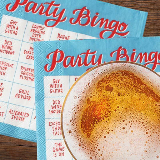 Party Bingo Cocktail Napkins - Emily McDowell & Friends