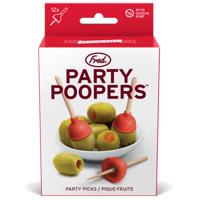 Fred - Party Poopers Plunger Cocktail Picks