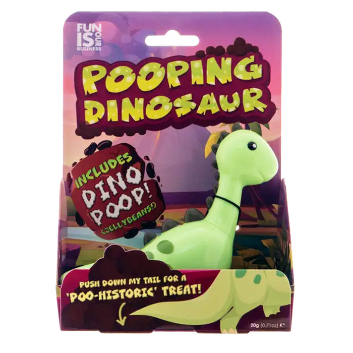 Pooping Dinosaur includes Dino Poop Jellybeans