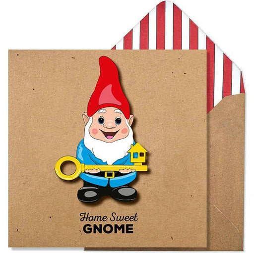 Home Sweet Gnome Greeting Card - Unique Gift by Tache