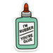 I'm Rubber You're Glue Sticker - Unique Gift by Smarty Pants Paper