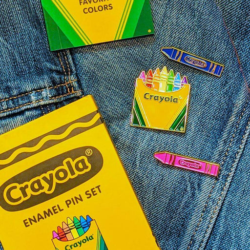 Official Crayola Crayons Pin Set - Unique Gift by Running Press