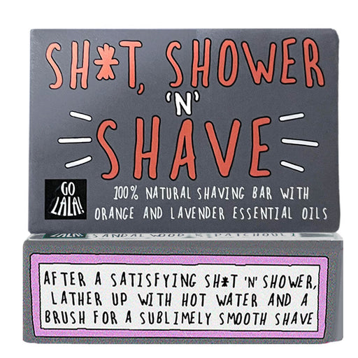 Sh*t, Shower 'N' Shave Soap - Unique Gift by Go La La