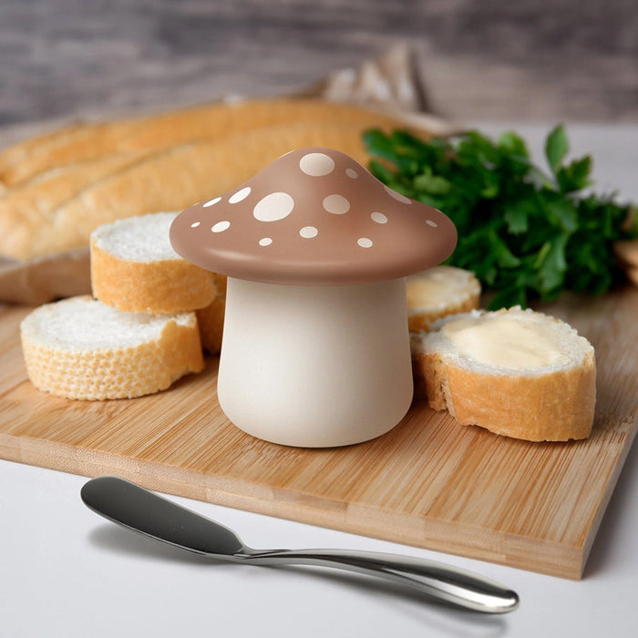 Forage Mushroom Storage Butter Dish