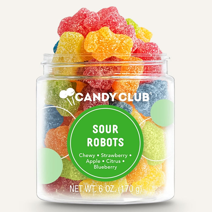 Sour Robots Gummy Candy by Candy Club