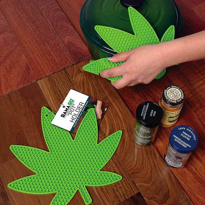 100% Legal Marijuana Pot Leaf (Holder) - Unique Gift by GamaGo