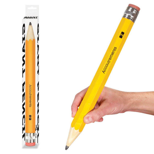 Giant Wooden Pencil - Unique Gift by Archie McPhee