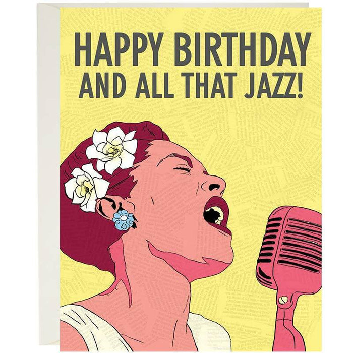 Happy Birthday And All That Jazz! Card - Unique Gift by The Found