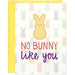 No Bunny Like You Happy Easter Card - Unique Gift by Hennel Paper Co.