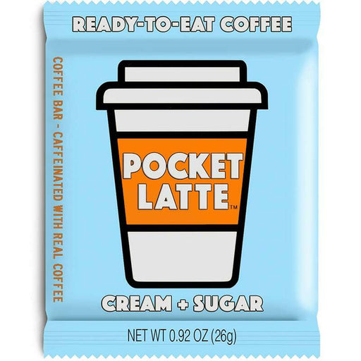 Pocket Latte - Caffeinated Coffee, Cream & Sugar Chocolate - Unique Gift by Pocket Latte