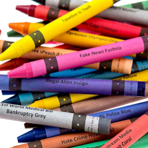 Red White and F*ck You Politically Offensive Crayons - Unique Gifts - —  Perpetual Kid