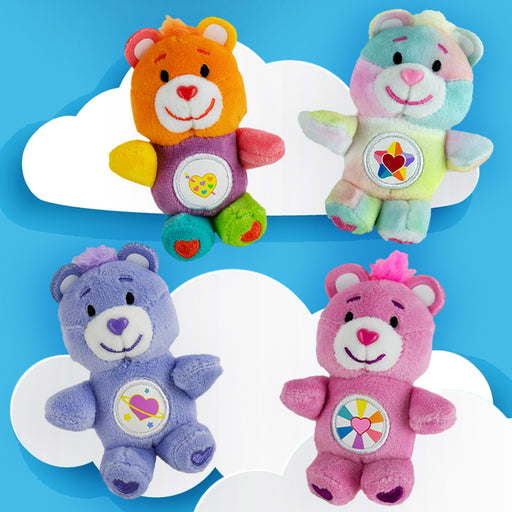 Worlds Smallest Care Bears Series 4- Work of Heart Bear - Daydream Bear - True Heart Bear - Hopeful Heart Bear