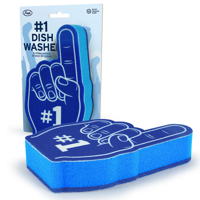 Fred & Friends - #1 Dishwasher Foam Finger Kitchen Sponge