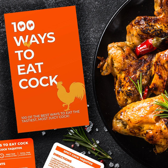 100 Ways To Eat Cock - Chicken Recipe Cards 