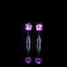 Shine On You Crazy Diamond Shaped LED Earrings by Perpetual Kid Exclusives