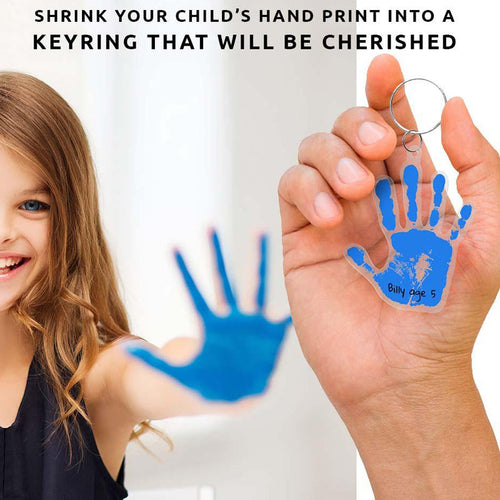 Create Your Own Hand Print Keychain Kit - Unique Gifts - Pikkii in