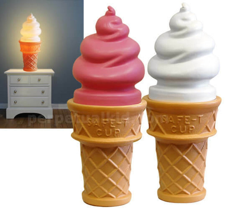 Giant Ice Cream Cone Lamp by Perpetual Kid Exclusives