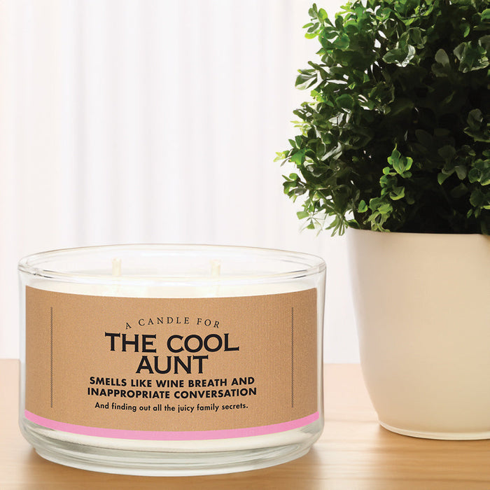 A Candle For The Cool Aunt - Whiskey River  - Funny Candle