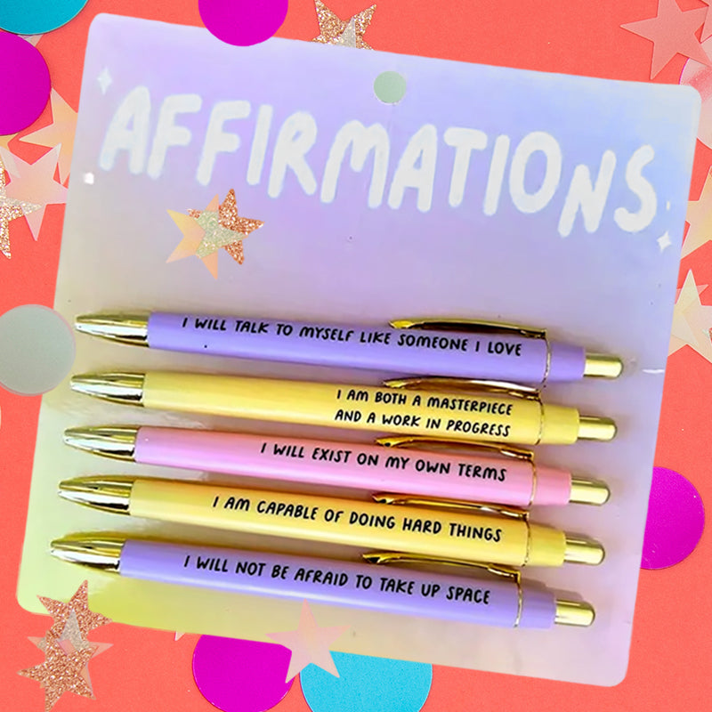 Self Affirmation Pencil Set of 6