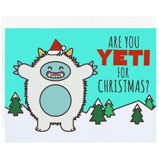 Are You Yeti For Christmas? Holiday Card - Tiny Bee Cards