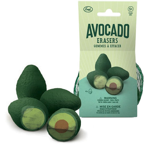 Avocado Erasers - Fred & Friends