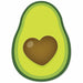 Avocado Heart Vinyl Sticker - Praxis Design Studio