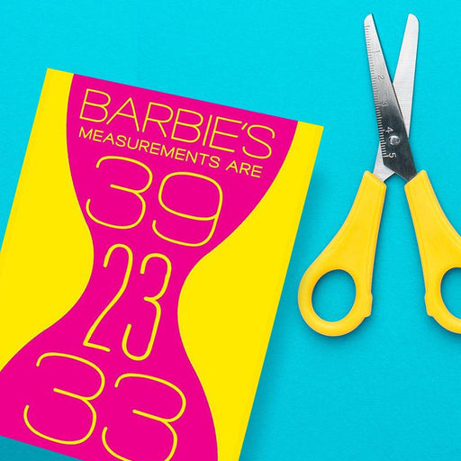 Barbie's Measurements Are 39-23-33 Birthday Card - A Smyth Co