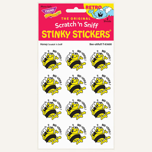 Bee-utiful!, Honey Scent Retro Scratch 'n Sniff Stinky Stickers