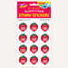 Berry Good, Strawberry Scent Retro Scratch 'n Sniff Stinky Stickers