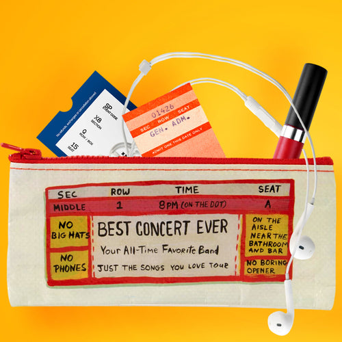Best Concert Ever Pencil Case - Unique Gifts - Blue Q — Perpetual Kid