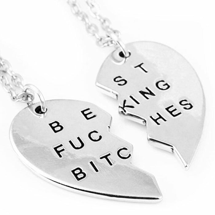 Best F*cking B*tches Necklace Set - Perpetual Kid Exclusives