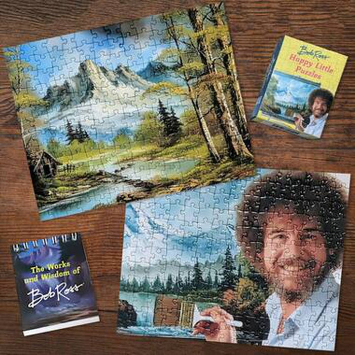 Bob Ross Happy Little Puzzles by Running Press at Perpetual Kid