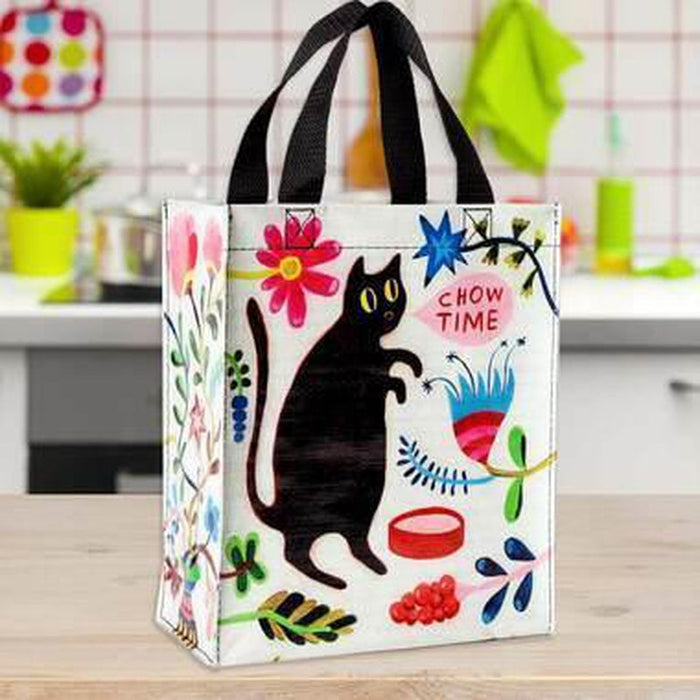 Chow Time Black Cat Handy Tote by Blue Q at Perpetual Kid