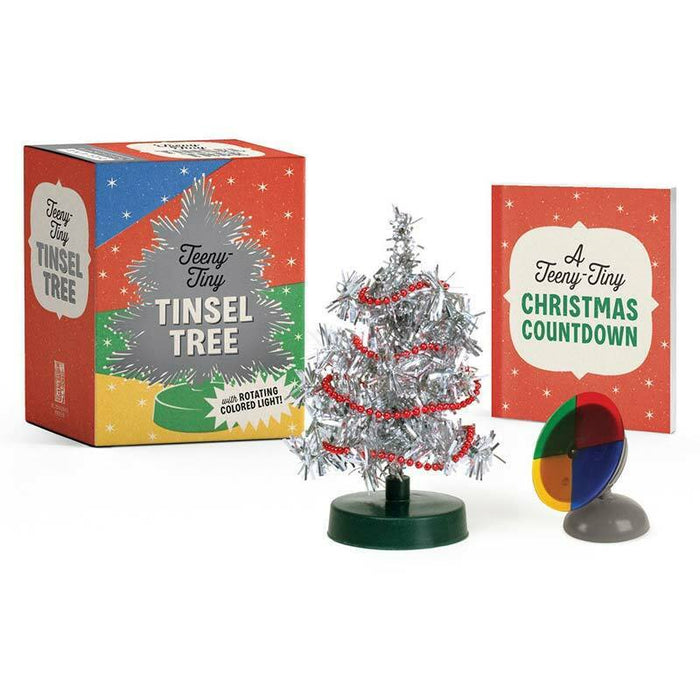 Teeny-Tiny Retro Tinsel Christmas Tree by Running Press at Perpetual Kid