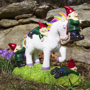 Unicorn Attack Garden Gnomes Massacre by BigMouth Toys at Perpetual Kid