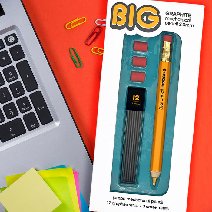 Big Graphite Mechanical Pencil Set - Retro Style by Snifty