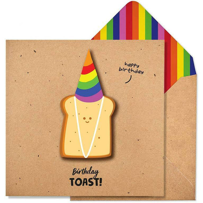 Birthday Toast Greeting Card - Tache