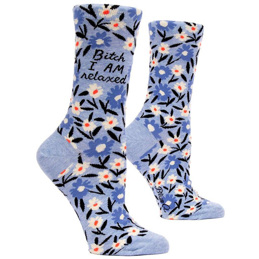 Bitch I AM Relaxed Women's Socks - Blue Q