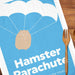 Hamster Parachute Dish Towel by brainbox candy