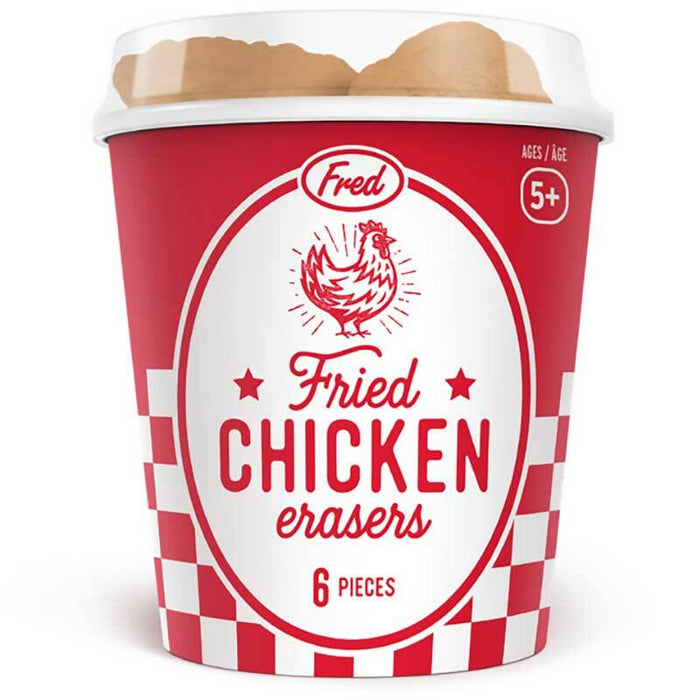 Bucket of Fried Chicken Erasers - Fred & Friends