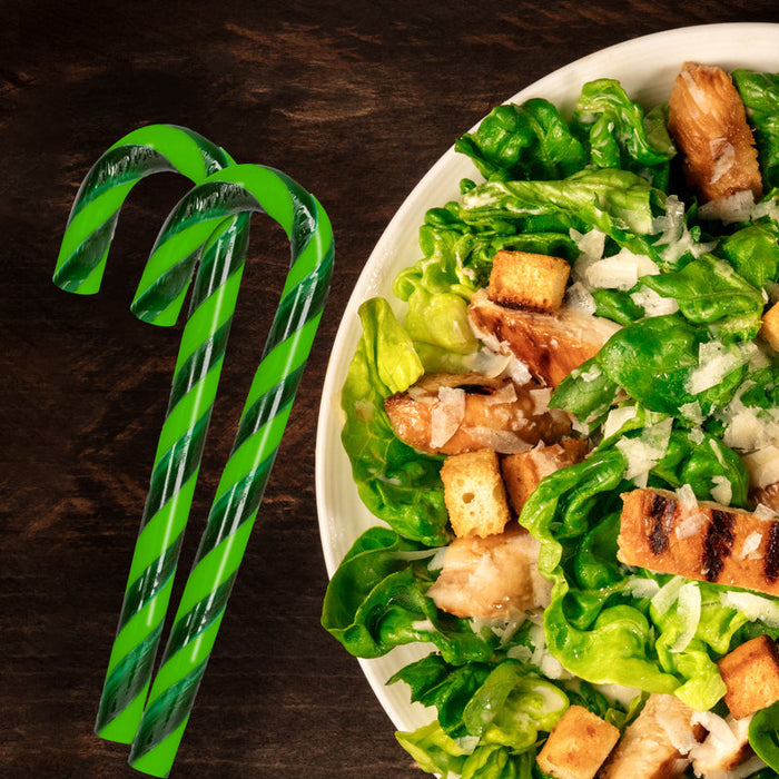 Caesar Salad Candy Canes - Christmas Candy - Archie McPhee