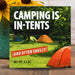 Camping is In-Tents Soap for Outdoorsy People - Unique Gift by Totally Cheesy