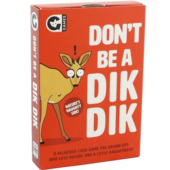 Don't Be A Dik Dik Card Game by Ginger Fox