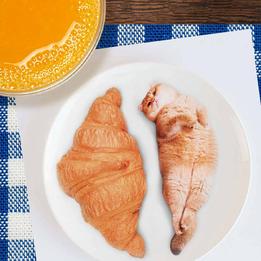 Cat Croissant Greeting Card - Ohh Deer