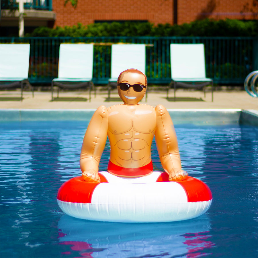 Everyone's Gonna Want the Inflatable Hunk Pool Float This Summer. Here's  Where to Buy It.