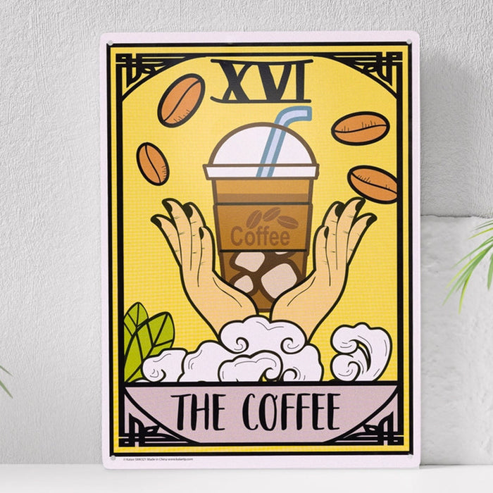 Coffee Lover Gift - Tarot Card Sign